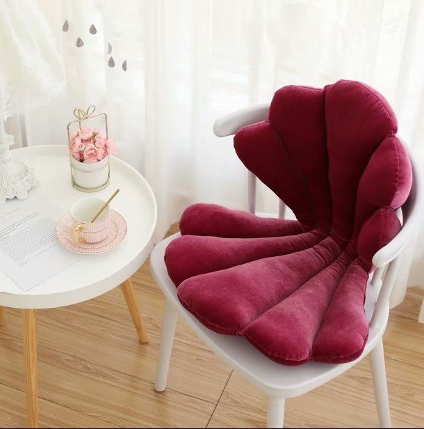 Velvet Shell Chair Cushion