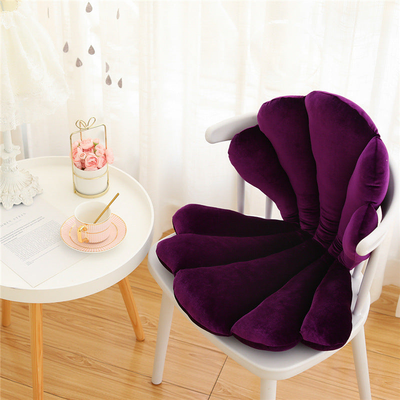 Velvet Shell Chair Cushion