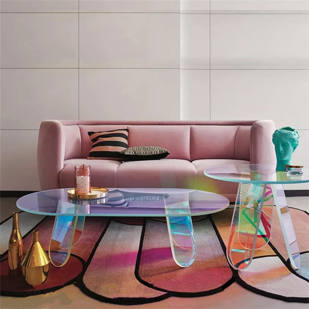 Iridescent Rainbow Coffee Table